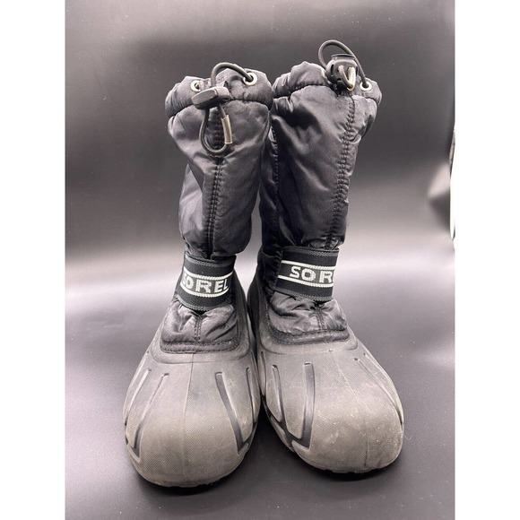 Sorel Cub Boots Men's Size 6 Womens 7.5 Warm Liner Black Rubber Winter Snow Boot - Picture 5 of 5